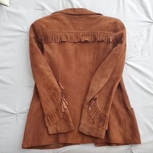 Vintage Fringe Suede Western Jacket